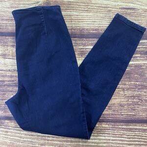 A New Day Womens Skinny Jeggings Blue Stretch Zip Side Pull On Denim 10